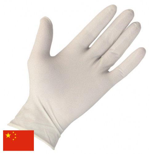 Перчатки одноразовые из Китая