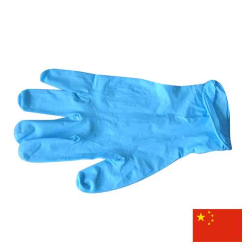 Перчатки смотровые из Китая
