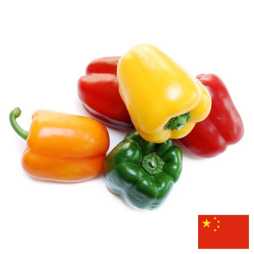 перец болгарский свежий из Китая