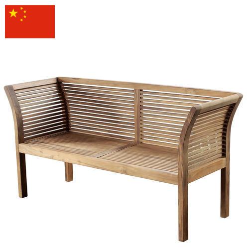 Садовые скамейки из Китая
