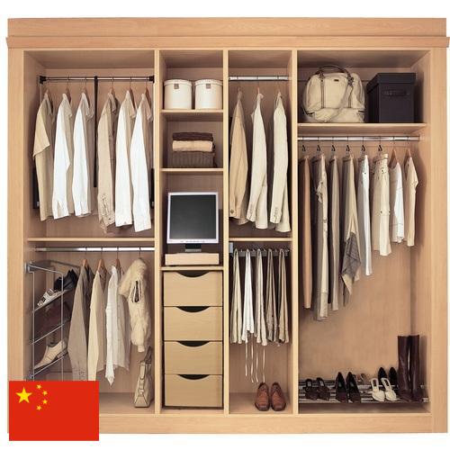 Шкафы гардеробные из Китая