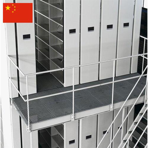 Стеллажи передвижные из Китая