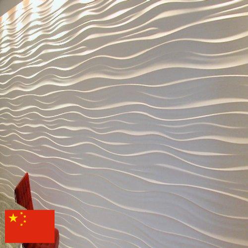 Стеновые панели из Китая