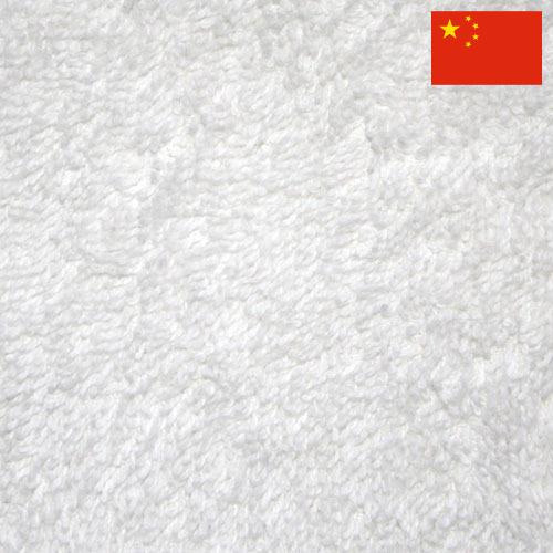 ткань махровая из Китая