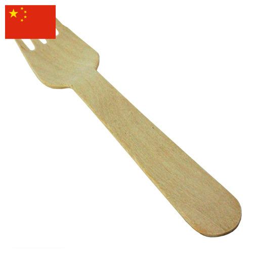 Вилки одноразовые из Китая