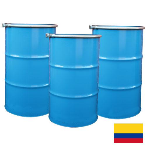 Бочки металлические из Колумбии