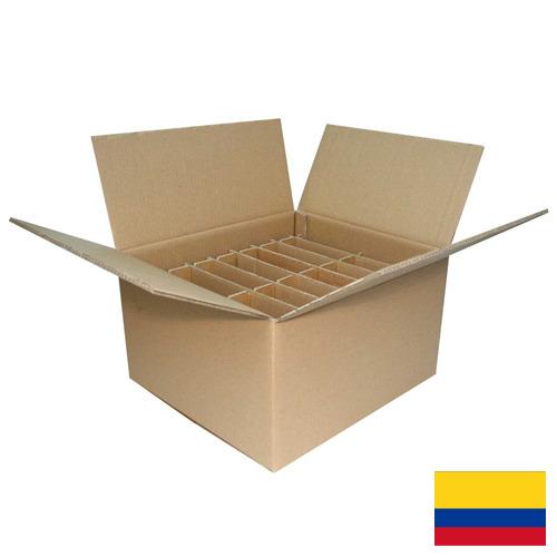 картонная коробка из Колумбии