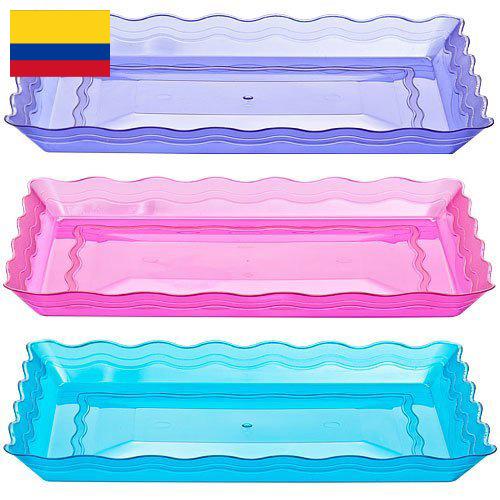 Лотки пластиковые из Колумбии