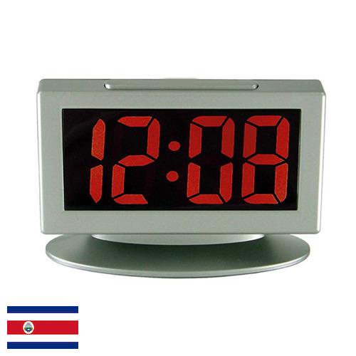 часы электронные из Коста-Рики