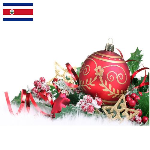 елочные украшения из Коста-Рики