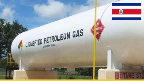 газа сжиженного углеводородного газа из Коста-Рики