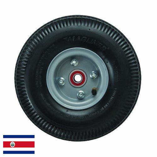 Колеса пневматические из Коста-Рики