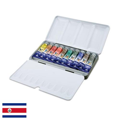 Краски акварельные из Коста-Рики