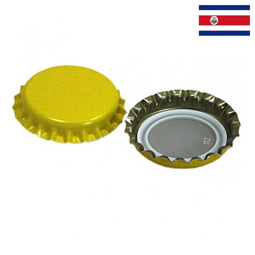 Крышки крончатые металлические из Коста-Рики