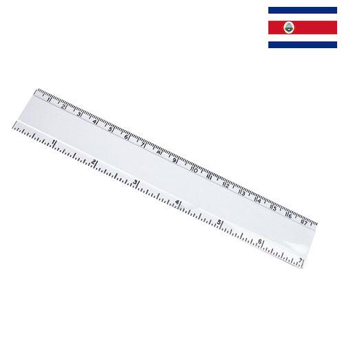 линейка пластиковая из Коста-Рики