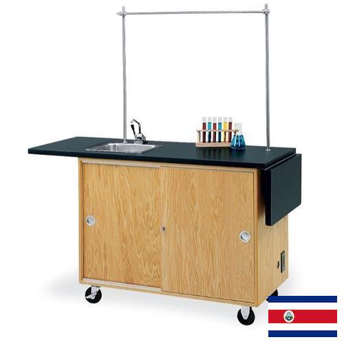 Мебель лабораторная из Коста-Рики