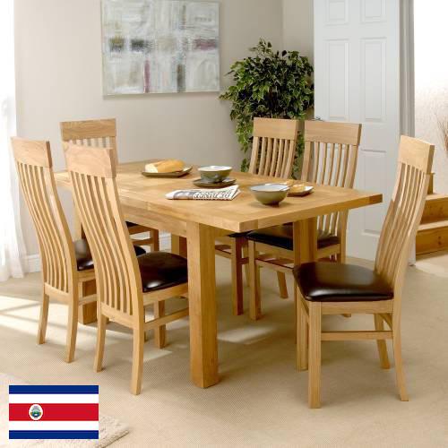 Мебель обеденная из Коста-Рики