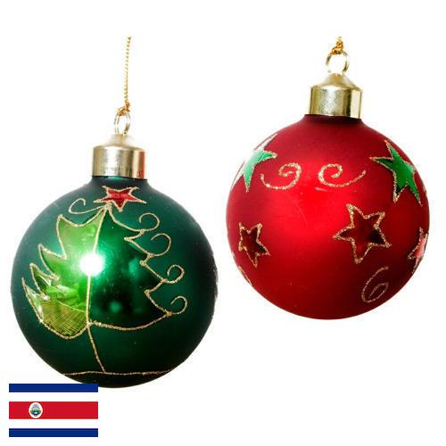 Новогодние шары из Коста-Рики