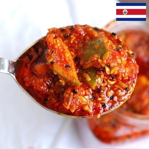 Огурцы маринованные из Коста-Рики