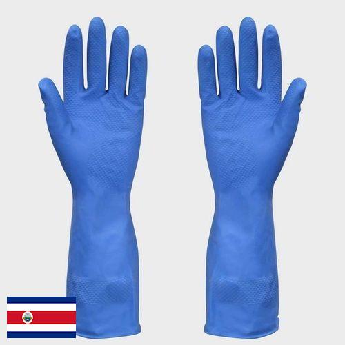 перчатки латексные из Коста-Рики