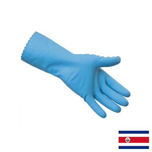 Перчатки резиновые хозяйственные из Коста-Рики