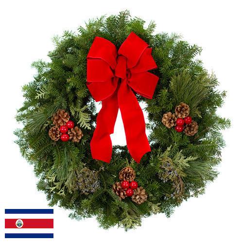 Рождественский венок из Коста-Рики