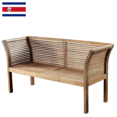 Садовые скамейки из Коста-Рики