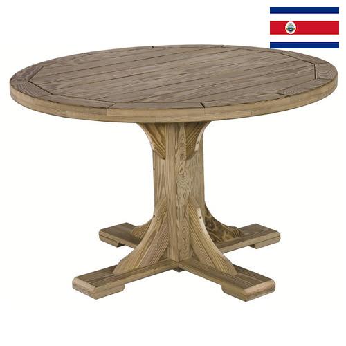 стол круглый из Коста-Рики