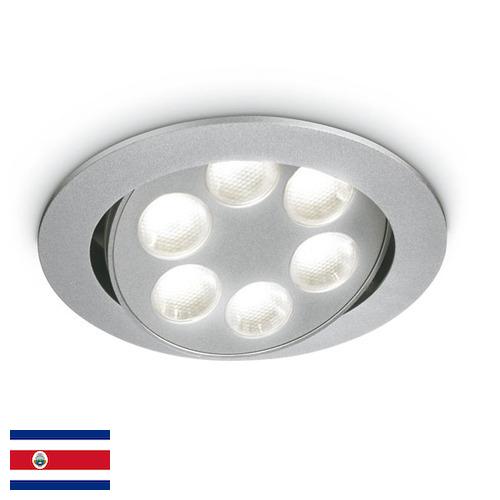 Светильники встраиваемые из Коста-Рики