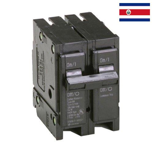 Выключатели автоматические постоянного тока из Коста-Рики