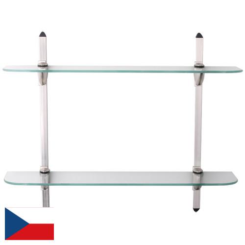 полки из стекла из Чехии