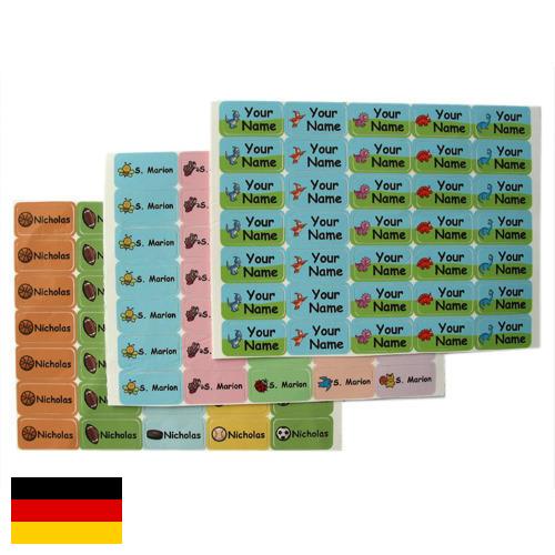 Этикетки клейкие из Германии