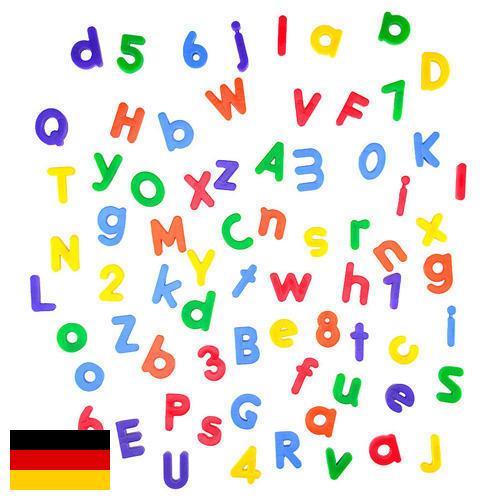 Магнитные буквы из Германии