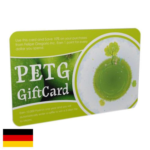 пластиковые карточки из Германии