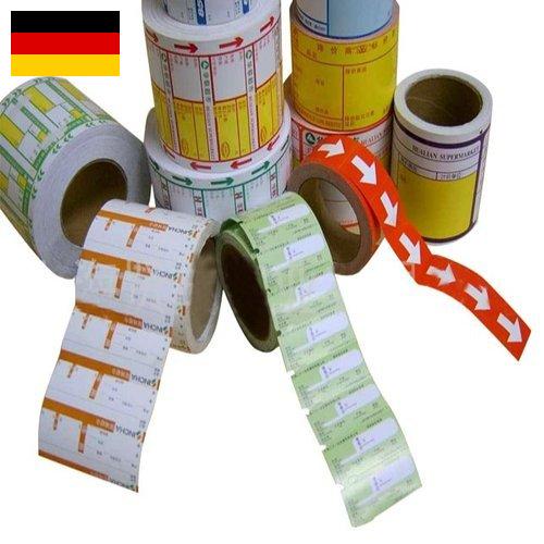 Самоклеющиеся этикетки из Германии