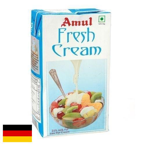 сливки молочные из Германии