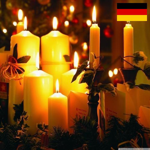 Свечи новогодние из Германии