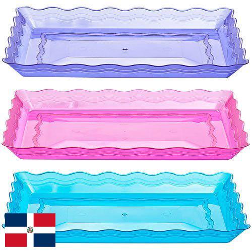 Лотки пластиковые из Доминиканской республики