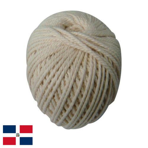 нить хлопчатобумажная из Доминиканской республики