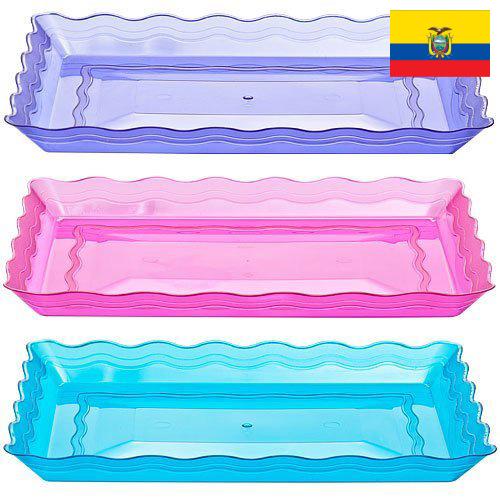 Лотки пластиковые из Эквадора