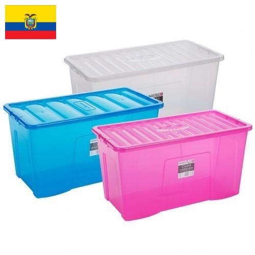 ящик пластмассовый из Эквадора
