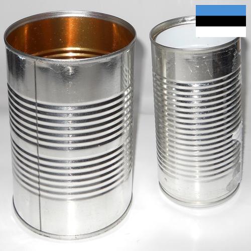 Банки жестяные из Эстонии