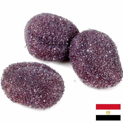 изделия кондитерские сахаристые из Египта