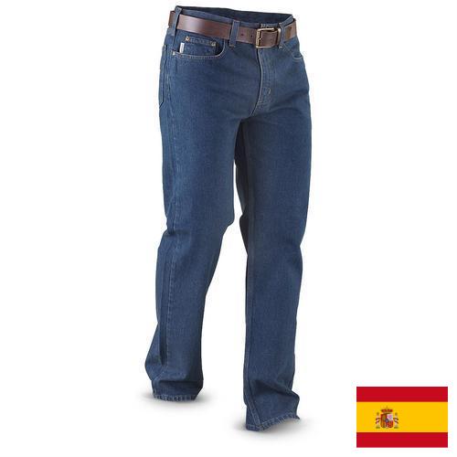 брюки джинсовые из Испании
