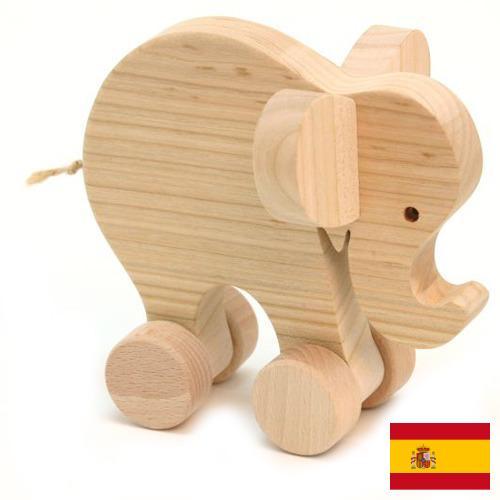 игрушки из дерева из Испании