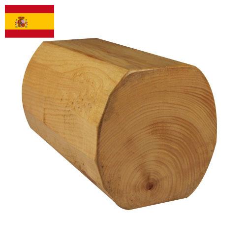 лесоматериалы круглые из Испании