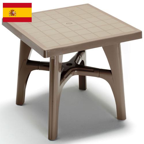 Мебель пластиковая из Испании