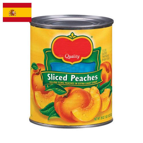 Персики консервированные из Испании