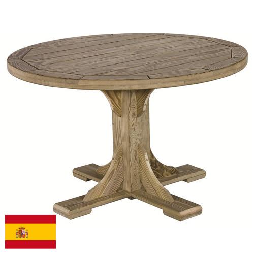 стол круглый из Испании