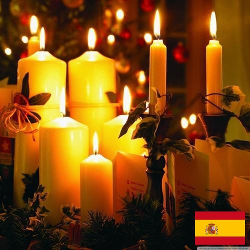 Свечи новогодние из Испании